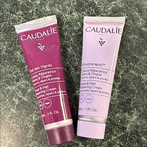 Caudalie Vinotherapist Hand & Nail Cream Duo - Pink and Purple